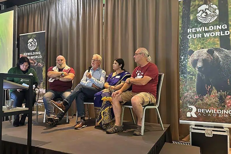 Panel at Rewilding our World conference