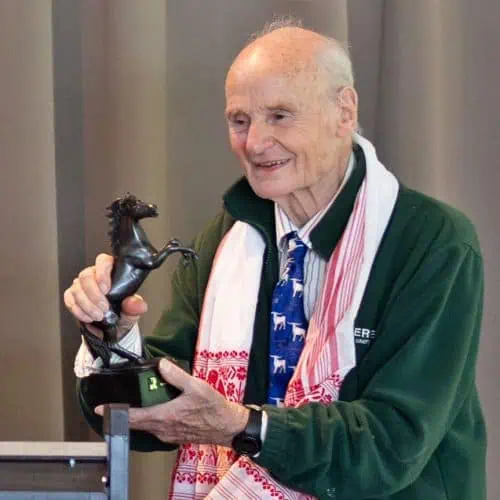 Sir Humphry receives the Rewilding Legacy Award - Global Rewilding Awards