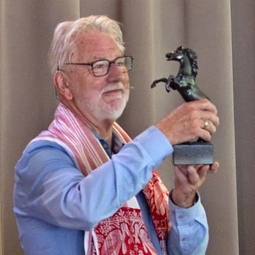 Frans Vera receives the Rewilding Pioneer Award - Global Rewilding Awards
